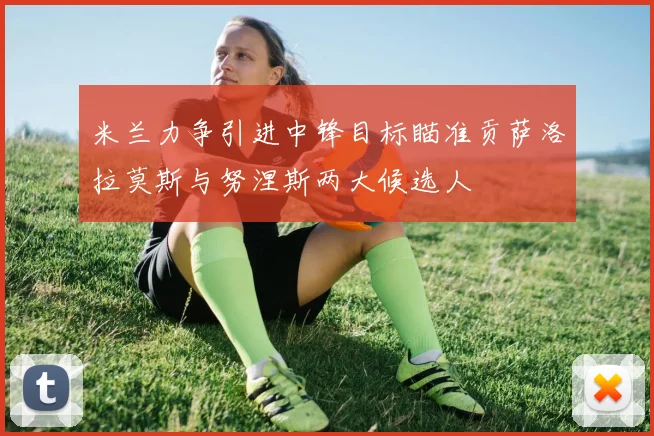米兰力争引进中锋目标瞄准贡萨洛拉莫斯与努涅斯两大候选人
